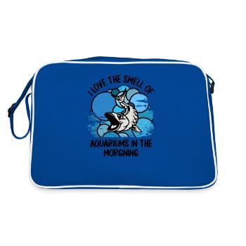 Aquariophiles Poissons Poissons d’ornement Aquaristique - Sac Retro - bleu/blanc - Dos