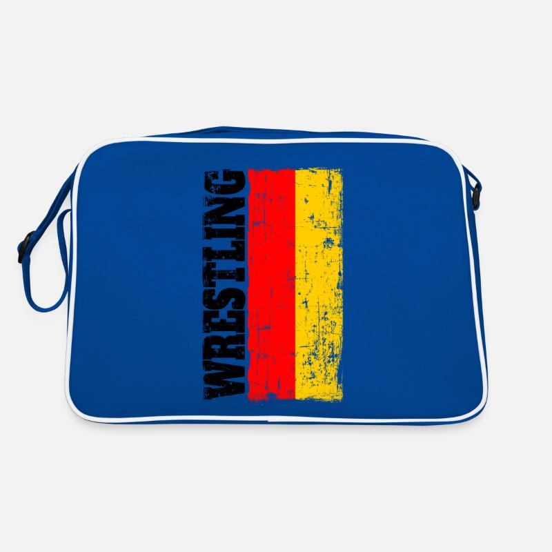 Lutte Lutte Drapeau De Lutte Drapeau Drapeau Allemagne Sac Retro