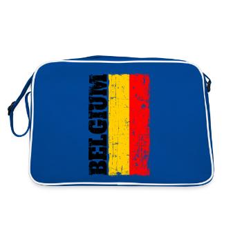 Belgique Drapeau belge Drapeau Sport - Sac Retro - bleu/blanc - Dos