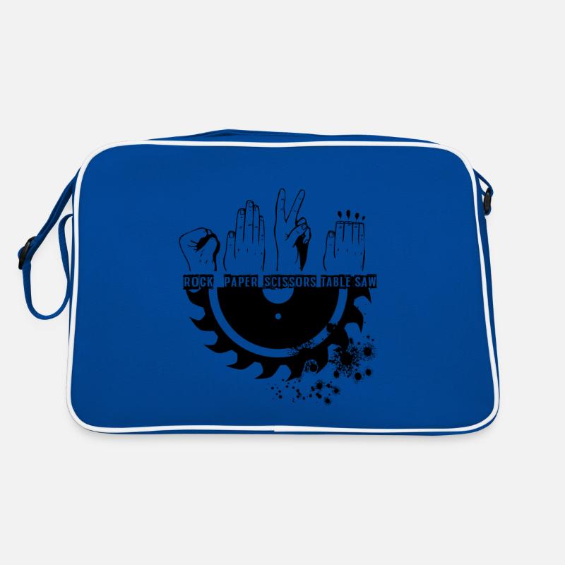 Ciseaux pierre de papier rond bricolage cadeau Sac Retro