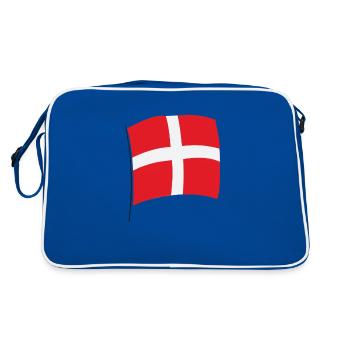 Danemark Drapeau Danois Drapeau Danmark Danemark - Sac Retro - bleu/blanc - Dos