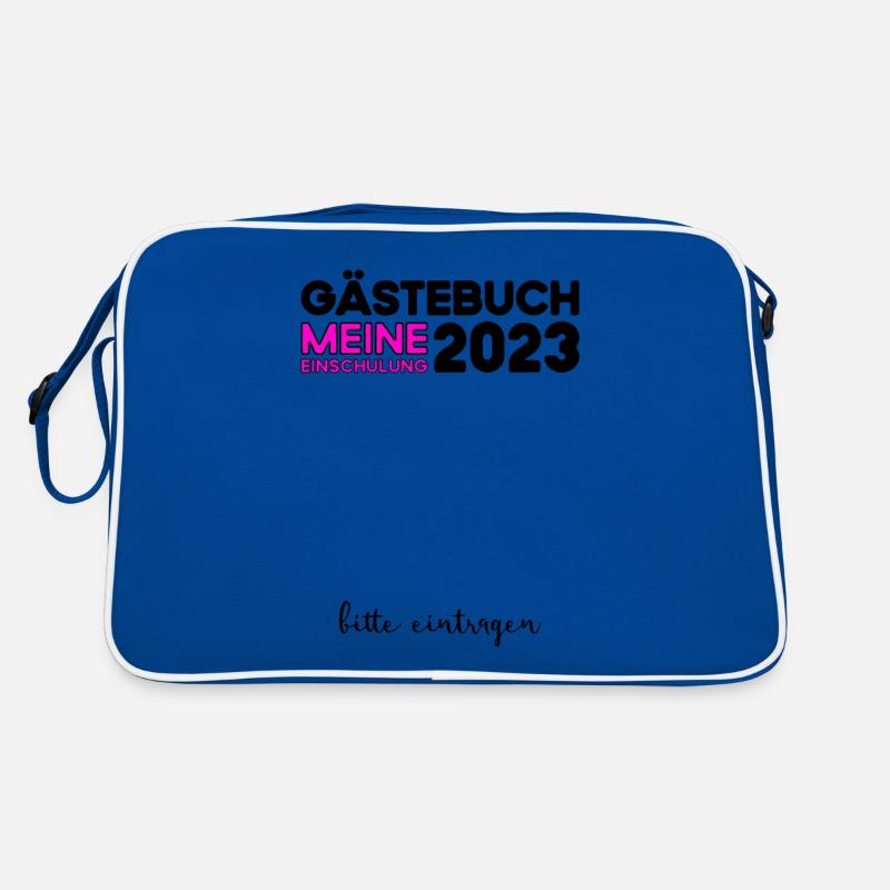 Gästebuch Einschulung 2023 Bitte Eintragen Schule Retro Tasche