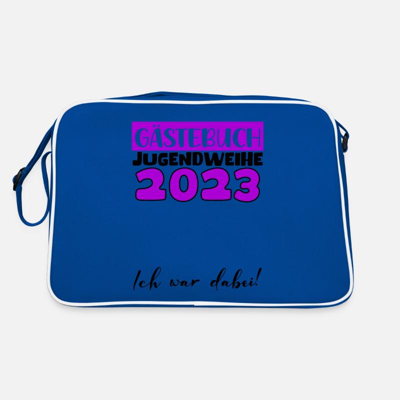Jugendweihe 2023 Gästebuch Mädchen Jungen Fun Deko Retro Tasche