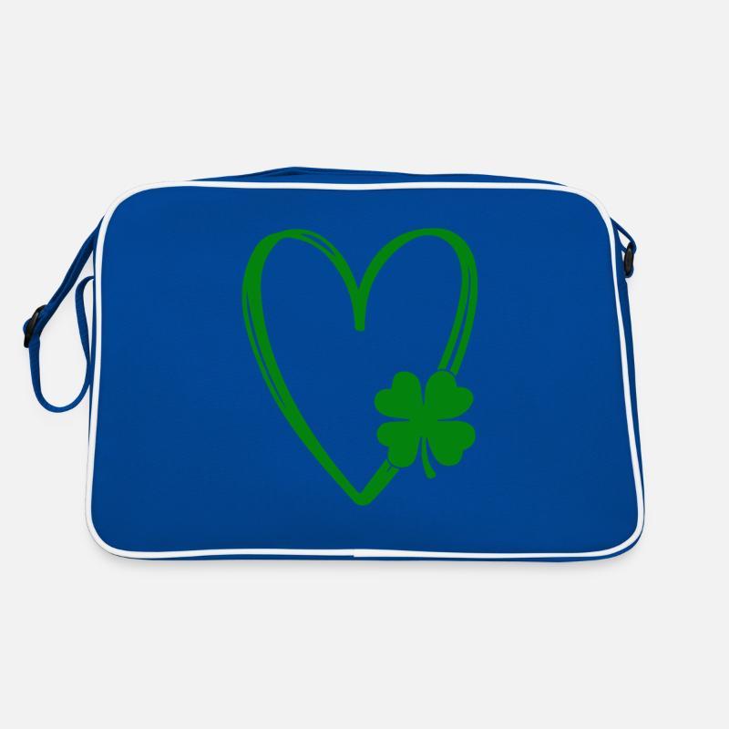 Accessoires de la Saint-Patrick Irlande Shamrock Décoration Sac Retro