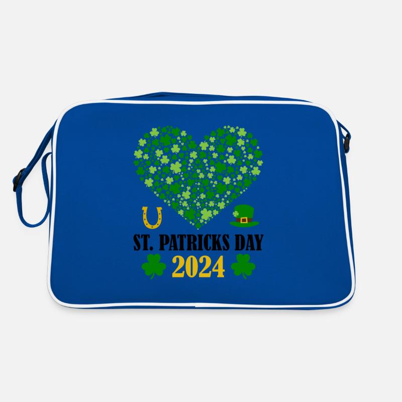 Accessoires de la Saint-Patrick Irlande Shamrock Décoration Sac Retro
