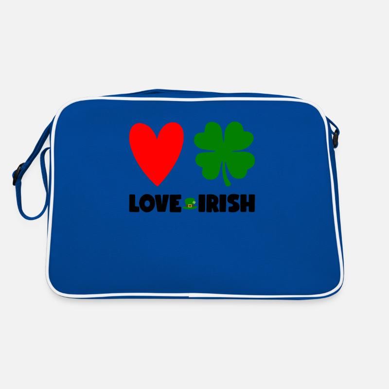 St Patricks Day Accessoires Ireland Shamrock Deko Retro Tasche