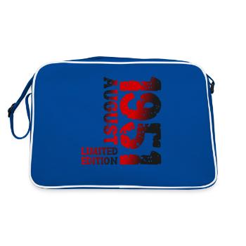 1951 Août Édition Limitée 72e Tenue d’anniversaire - Sac Retro - bleu/blanc - Dos