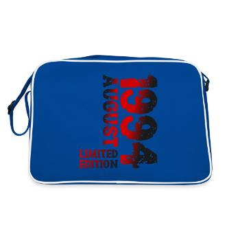1994 August Limited Edition 29th Birthday Outfit - Retro Bag - blue/white - Back