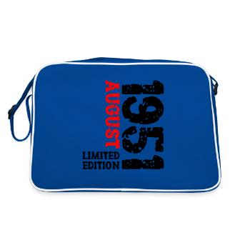1951 Août Édition Limitée 72e Tenue d’anniversaire - Sac Retro - bleu/blanc - Dos