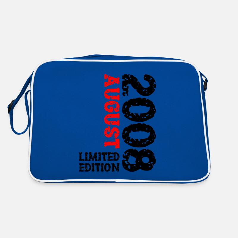 2008 Août Édition Limitée 15e Tenue d’anniversaire - Sac Retro - bleu/blanc