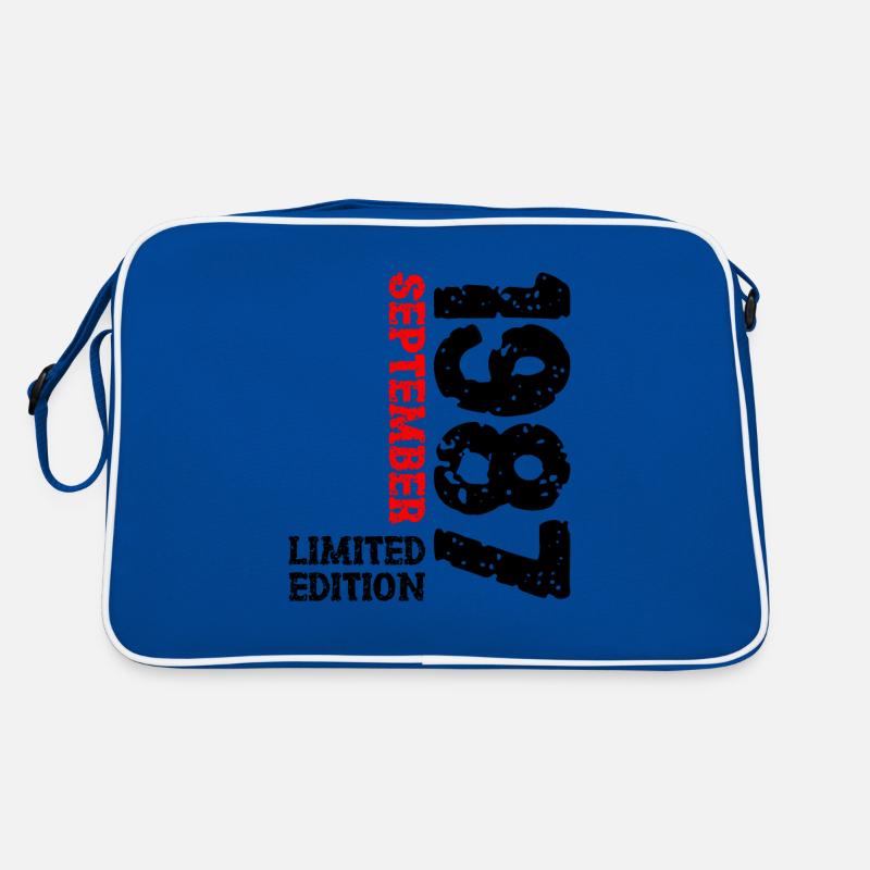 1987 September Limited Edition 36. Geburtstag Deko Retro Tasche
