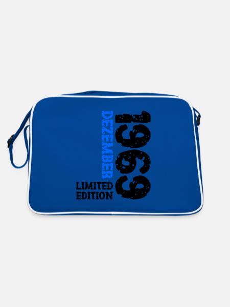 1969 décembre édition limitée 54e anniversaire décoration - Sac Retro - bleu/blanc - Dos