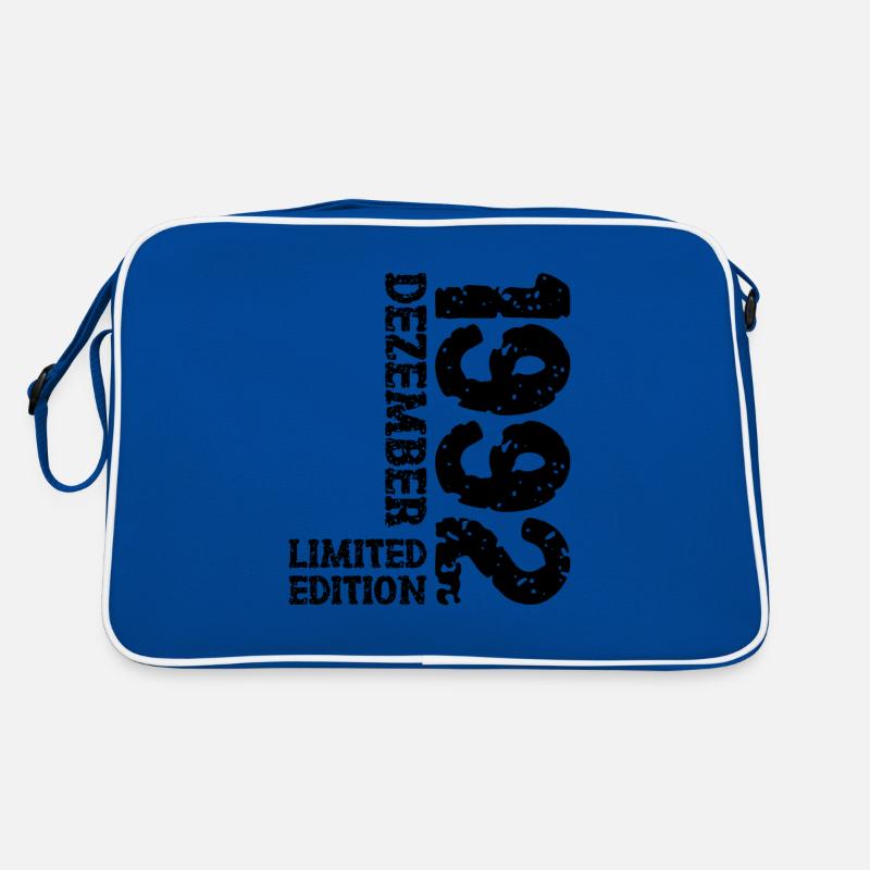 1992 décembre édition limitée 31e anniversaire décoration - Sac Retro - bleu/blanc
