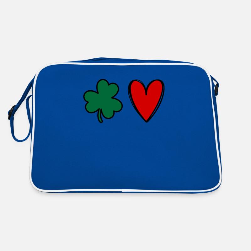 Accessoires de la Saint-Patrick Irlande Shamrock décoration Sac Retro