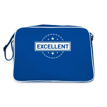 Excellent. No. 1 - Retro Bag - blue/white - Back
