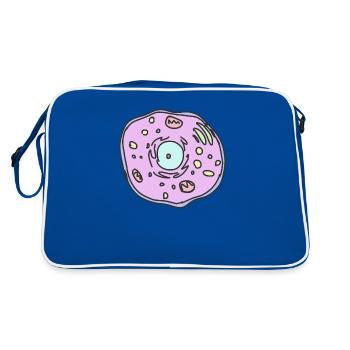 animal cell - Retro Bag - blue/white - Back