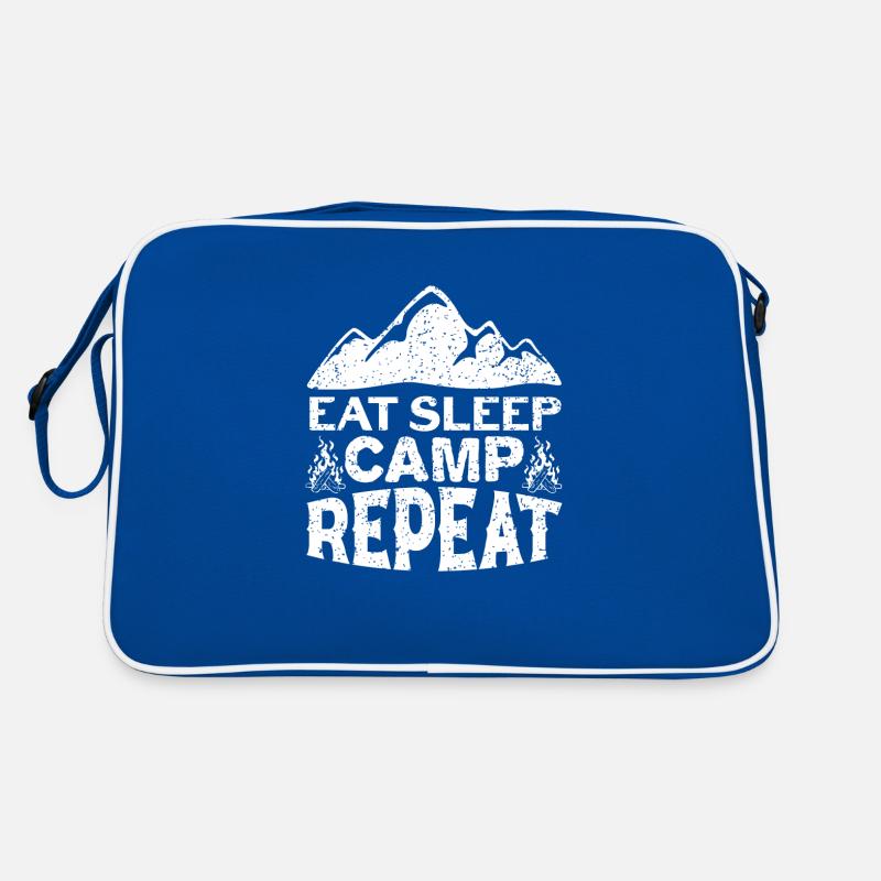 Manger le camp de sommeil répéter Sac Retro