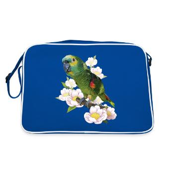 L’amazone à front bleu - Sac Retro - bleu/blanc - Dos