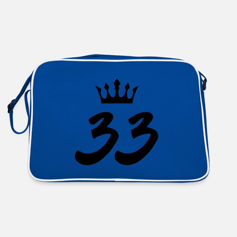 33 Couronne numérique Sac Retro