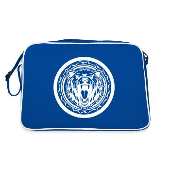 Grizzly Bear - Retro Bag - blue/white - Back