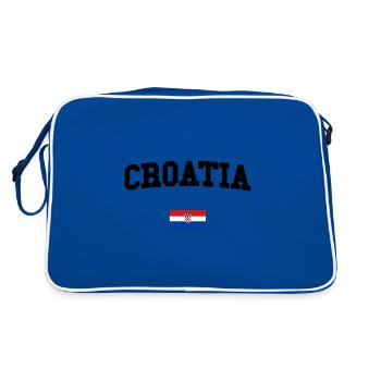 CROATIE - Sac Retro - bleu/blanc - Dos