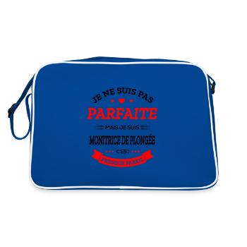 MONITRICE PARFAITE - Sac Retro - bleu/blanc - Dos