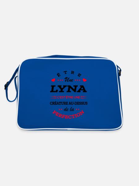 LYNA PARFAITE - NOM LYNA - Sac Retro - bleu/blanc