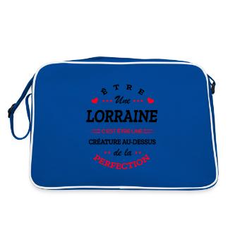 LORRAINE PARFAITE - NOM LORRAINE - Sac Retro - bleu/blanc - Dos