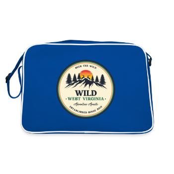 Virginie-Occidentale sauvage - Sac Retro - bleu/blanc - Dos