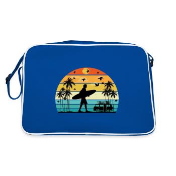 surf retro sunset - Sac Retro - bleu/blanc - Dos