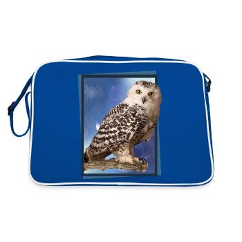 Harfang des neiges - Sac Retro - bleu/blanc - Dos