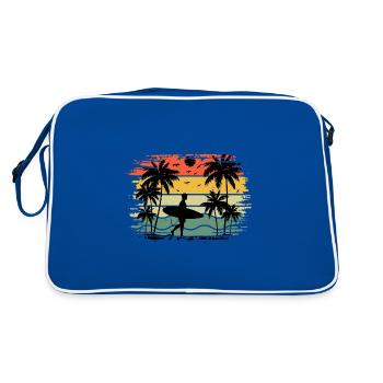 surf retro sunset - Sac Retro - bleu/blanc - Dos