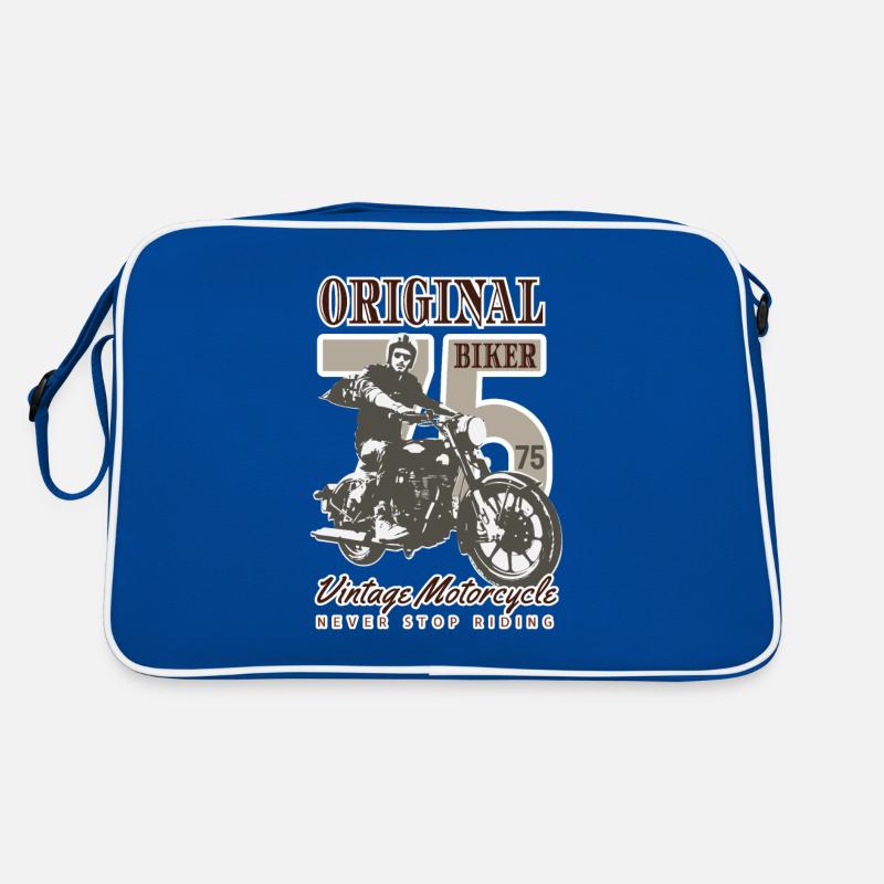 Biker Vintage Motorrad 75 original! Retro Tasche