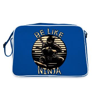 NINJAS - Sac Retro - bleu/blanc - Dos