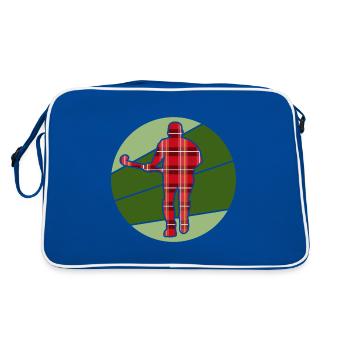 Hockey sur gazon Joueur de hockey Terrain de hockey - Sac Retro - bleu/blanc - Dos