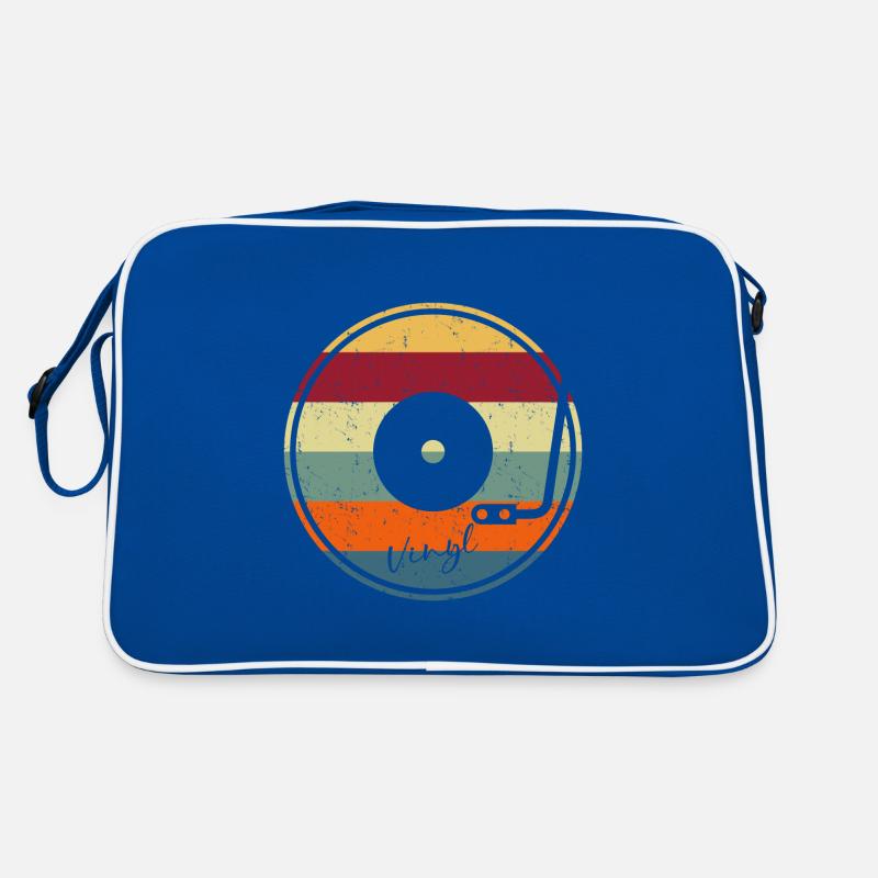 Vinyl DJ Geschenk Techno Rave Spruch Retro Tasche