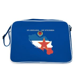 Yugoslavia SFRJ Jugo Kosovo cadeau Tito - Sac Retro - bleu/blanc - Dos