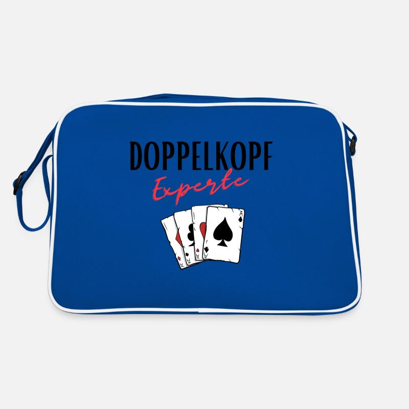 Doppelkopf Experte Retro Tasche