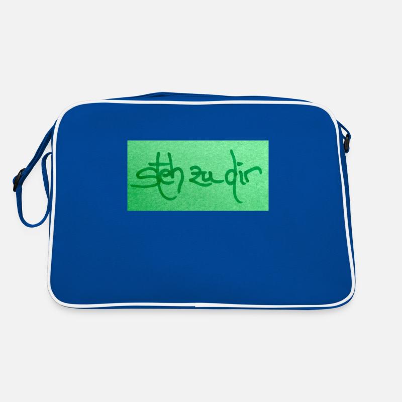 steh zu dir Retro Tasche