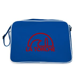 La Torche soleil minimalist red surfboard - Retro Bag - blue/white - Back