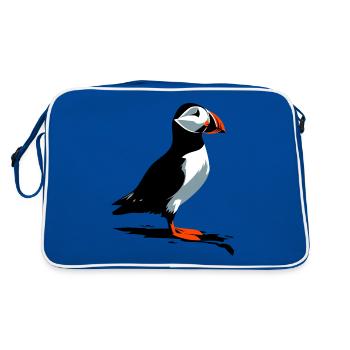 Macareux - Sac Retro - bleu/blanc - Dos
