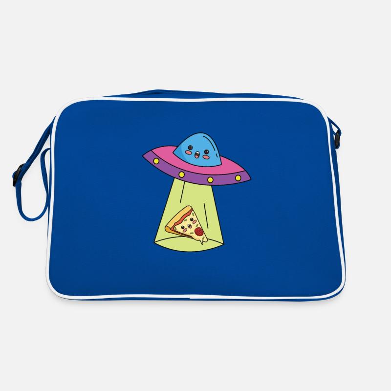 Ufo Pizza Comic Niedlich Jungs Mädchen Retro Tasche