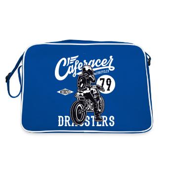Moto Vintage Moto Vintage Moto Vintage Moto - Sac Retro - bleu/blanc - Dos