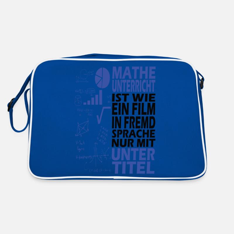 Math school student profession gift Retro Bag