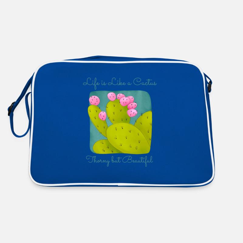 Feigenkaktus. Opuntie Retro Tasche