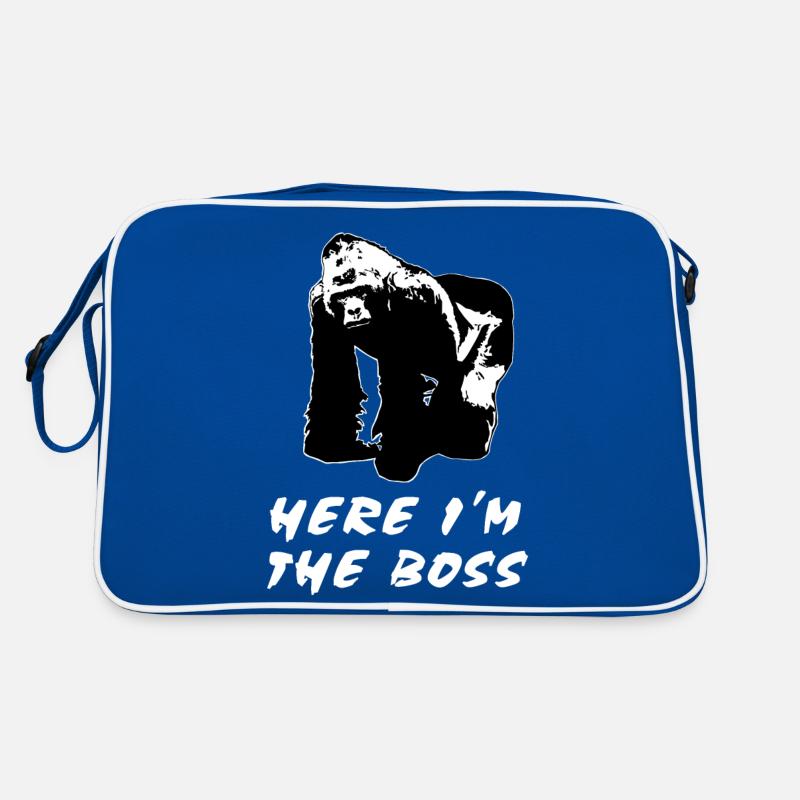 Gorilla - Affe Retro Tasche
