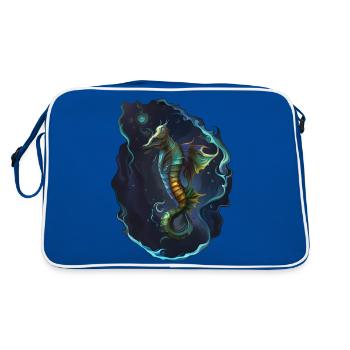 Hippocampe de Mayotte - Sac Retro - bleu/blanc - Dos