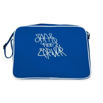 Sculpteur de Saas Fee - Sac Retro - bleu/blanc - Dos