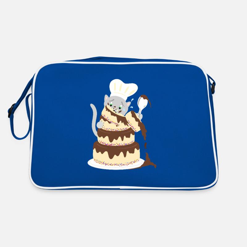 Cat cake failed Retro Bag