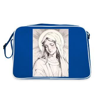 Vierge Mère, grâce éternelle - Sac Retro - bleu/blanc - Dos